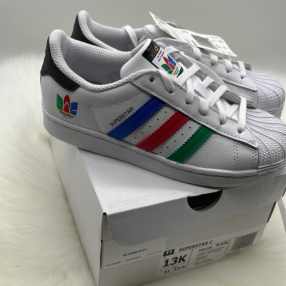 Adidas Super Star C kids size 13K